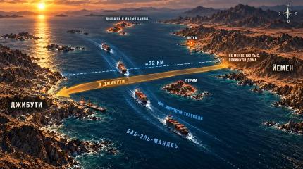 Йеменский фронт вышел к морскому горлу