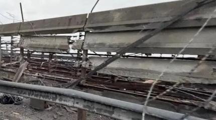 Удар по стратегическому Южному мосту вызвал транспортный коллапс в Киеве