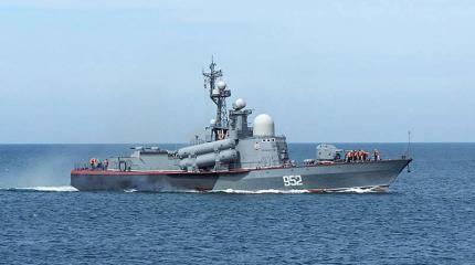 Переданный Египту ракетный корвет Р-32 зашел в Черное море Переданный Египту ракетный корвет Р-32 зашел в Черное море