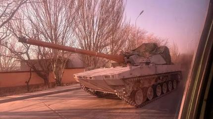 Новейший китайский танк ZTZ 100 впервые засветился без модульной защиты