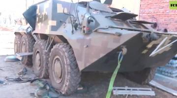 Редкая украинская самоходная установка БТР-3М2 захвачена в районе Киева