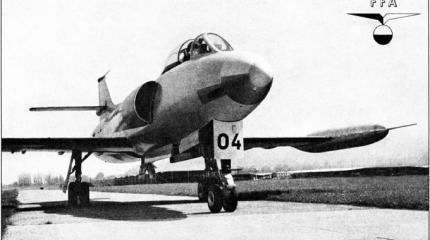 Опытные истребители-бомбардировщики FFA P-16 Düsenstorch. Швейцария Часть 2 Опытные истребители-бомбардировщики FFA P-16 Düsenstorch. Швейцария Часть 2