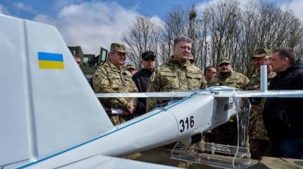 Атака беспилотников на Донбассе