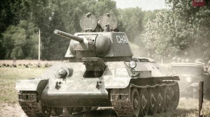 Презентация отреставрированного танка Т-34 «Снайпер»