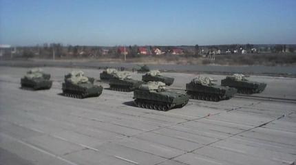 На полигоне в Алабино появились новые БМП Курганец-25