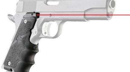 Накладка на рукоятку пистолета M1911 со встроенным ЛЦУ от компании Hogue Накладка на рукоятку пистолета M1911 со встроенным ЛЦУ от компании Hogue
