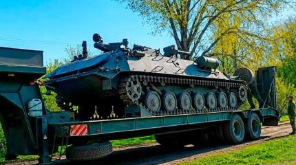 Очень редкая советская разведмашина "Жук" замечена в одной из частей ВСУ