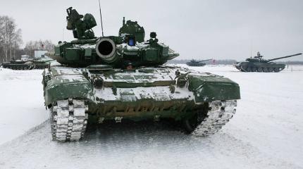 Учения танкистов Таманской гвардейской мотострелковой дивизии