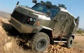 У ВСУ замечен израильский бронеавтомобиль Gaia Thunder 4x4