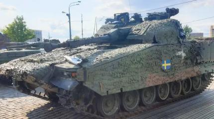 Распиаренные шведские БМП CV90 не помогли боевикам ВСУ Распиаренные шведские БМП CV90 не помогли боевикам ВСУ