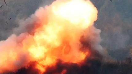 Сожжен уже шестой с конца октября танк Leopard 1A5 ВСУ