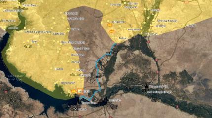 Курды вплотную подошли к плотине Табка в сирийской провинции Ракка