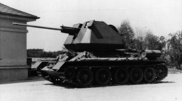 Чешский проект зенитки на основе Т-34-85, опередивший свое время