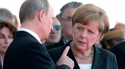 Bloomberg: Путин пугает Меркель своей армией Bloomberg: Путин пугает Меркель своей армией
