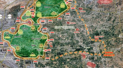 Разрезать котёл в Дамаске на 3 части: результаты боёв САА показали на карте