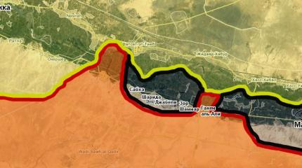 Сирийская армия освободила поселок Ганем аль-Али на востоке провинции Ракка