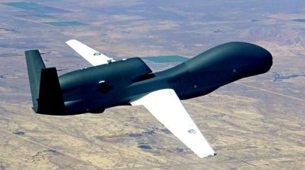 Cтратегический разведывательный БПЛА RQ-4 Global Hawk замечен над Донбассом