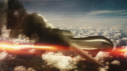 Американский разведывательный БПЛА Global Hawk потерпел крушение в США Американский разведывательный БПЛА Global Hawk потерпел крушение в США