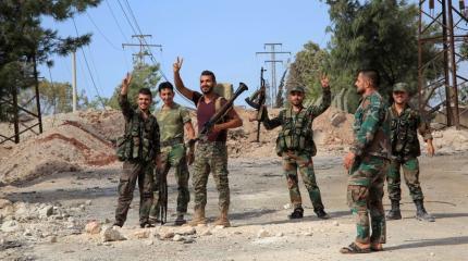 Сирийцы перехватили НАТОвский арсенал у боевиков под Дамаском Сирийцы перехватили НАТОвский арсенал у боевиков под Дамаском