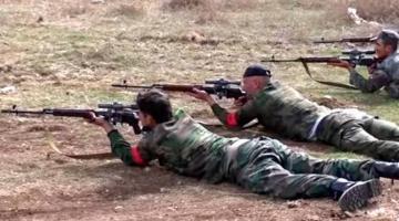 Сирийцы опубликовали видео обучения снайперов российскими инструкторами
