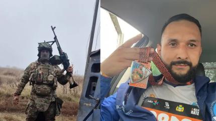 Боец, самостоятельно ампутировавший себе ногу в зоне СВО, встал на коньки