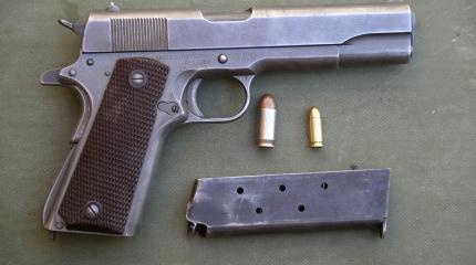 Штатный пистолет американской армии во 2-ой Мировой войне Colt M1911 A1