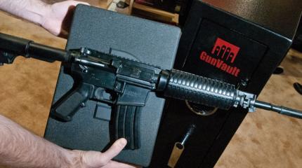 Переносной мини-сейф для AR-подобных винтовок Переносной мини-сейф для AR-подобных винтовок