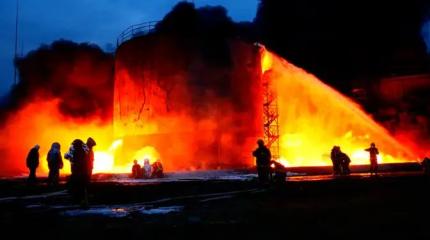 Свет на Левобережье — только от пожаров