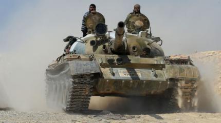 Сирийская армия наступает на позиции исламистов в Восточной Гуте Сирийская армия наступает на позиции исламистов в Восточной Гуте