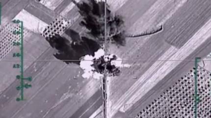 Минобороны показало видео обстрела Сирии с турецкой погранзаставы Минобороны показало видео обстрела Сирии с турецкой погранзаставы