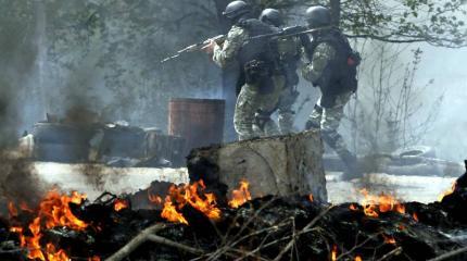 Бой на блокпосту: бойцы ВСУ уничтожили группу националистов