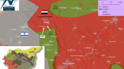 Армия Сирии отбила наступление исламистов на Аль-Хадер в провинции Кунейтра