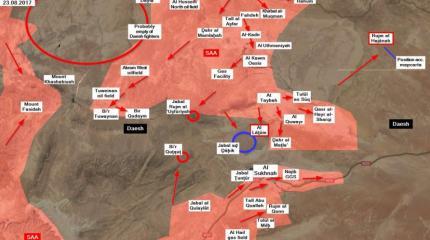 Сирийская армия значительно сократила восточный котел в провинции Хомс