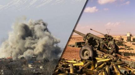 Артиллерия Асада безжалостно утюжит боевиков под Дамаском Артиллерия Асада безжалостно утюжит боевиков под Дамаском