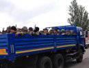 В результате попадания ракеты в грузовик в Донецке погибли 35 человек В результате попадания ракеты в грузовик в Донецке погибли 35 человек