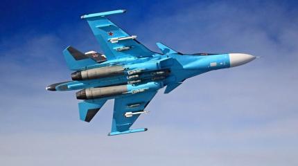 Сирийские военкоры показали «работу» российских Су-34