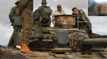 Очень необычный сирийский танк Т-72 "Урал" замечен в Ливии