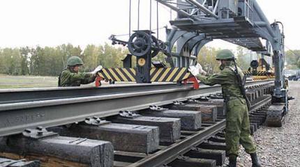 Желдорвойска РФ доложили, что строительство дороги в обход Украины опережает график Желдорвойска РФ доложили, что строительство дороги в обход Украины опережает график