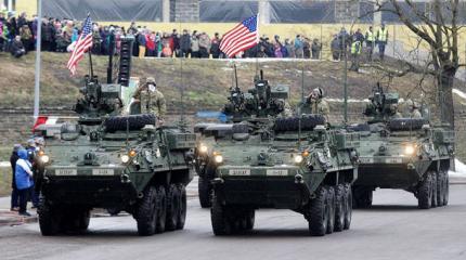 Американские военные пройдут маршем из Эстонии в Германию