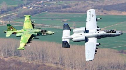 Два врага в едином строю: Су-25 и А-10 Два врага в едином строю: Су-25 и А-10