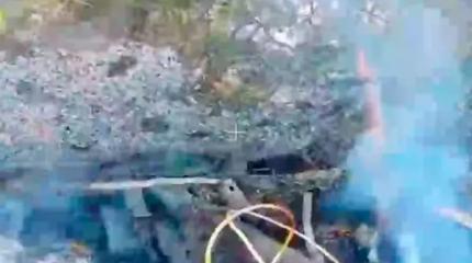Уничтожено редкое в ВСУ самодвижущееся орудие TRF1 из Франции Уничтожено редкое в ВСУ самодвижущееся орудие TRF1 из Франции