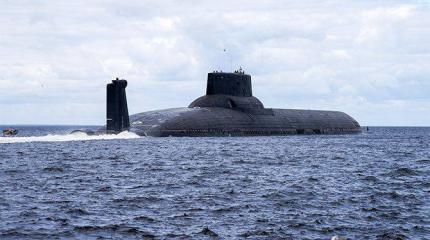 Подводный ракетоносец «Дмитрий Донской» вышел в море Подводный ракетоносец «Дмитрий Донской» вышел в море
