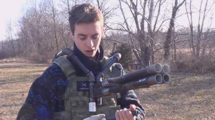 Четырехствольное ружье-ранец Четырехствольное ружье-ранец