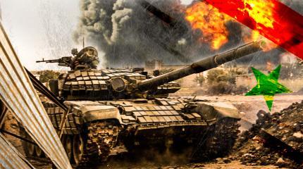 Сирийский Т-72 устроил разгром боевикам в Алеппо Сирийский Т-72 устроил разгром боевикам в Алеппо