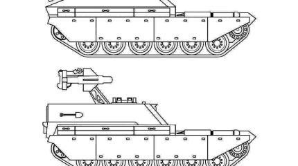 Проект тяжелого ракетного истребителя танков FV4010. Великобритания