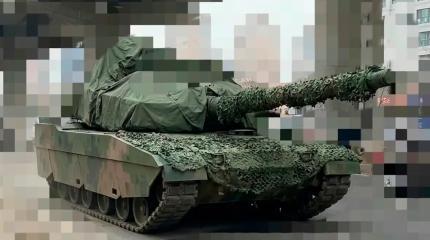 Ранее неизвестный танк замечен в Китае