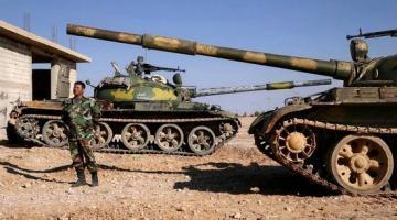 Крупная колонна с подкреплениями сирийской армии прибыла к Карьятейну
