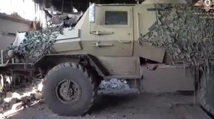 Бронеавтомобиль "Чекан" вновь замечен в зоне СВО