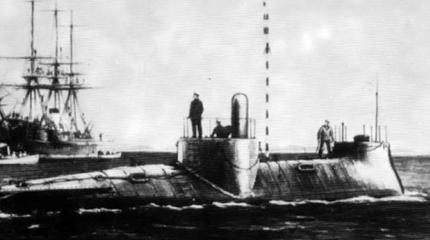 Успехи и неудачи первой в мире подводной лодки с торпедным оружием
