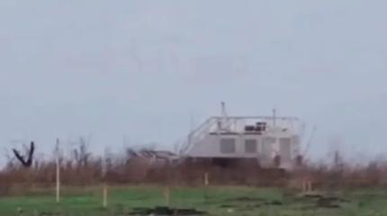 Новейшую 25-тонную машину разминирования "Белогор" впервые сняли на видео